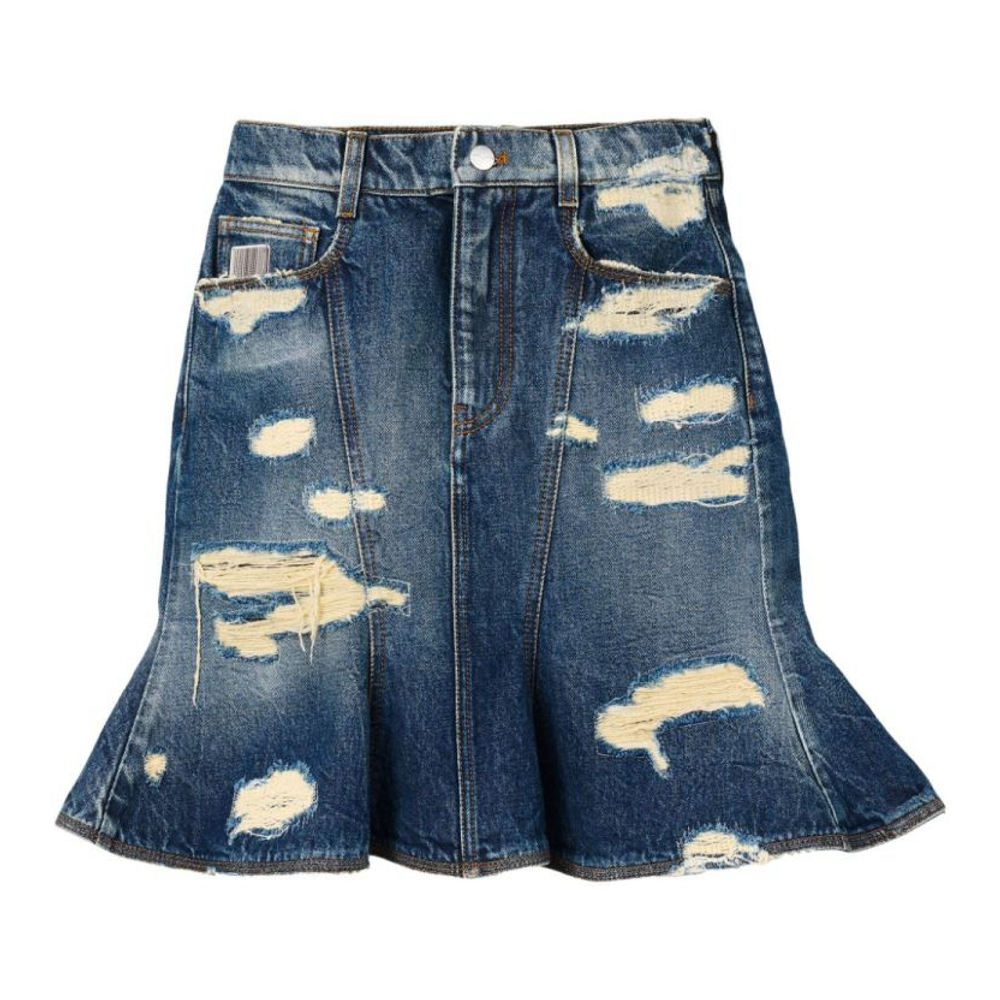 Mini Jupe 'The Rip And Repair Straight' pour Femmes