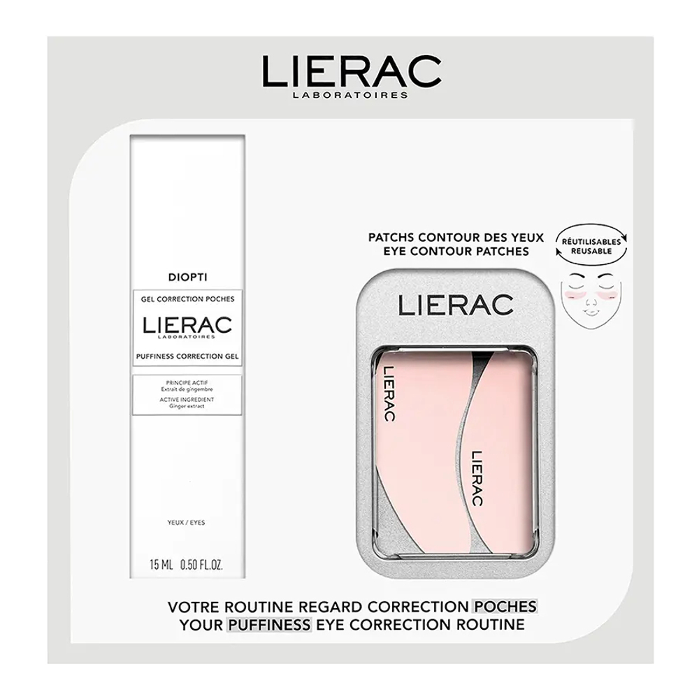 'Diopti Your Puffiness Eye Correction Routine' Augenpflege Set - 2 Stücke