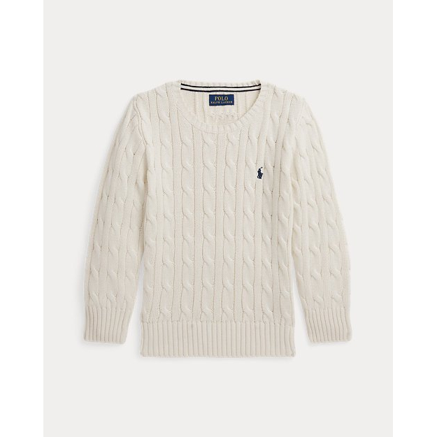 'Cable-Knit Cotton Sweater' für Jungen