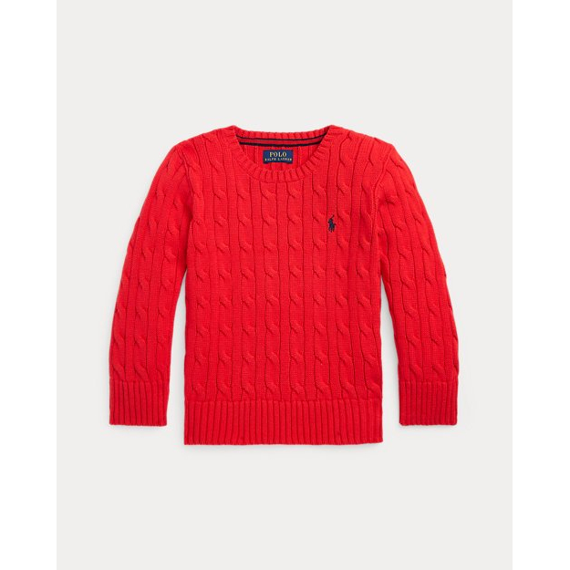 'Cable-Knit Cotton Sweater' pour Petits garçons
