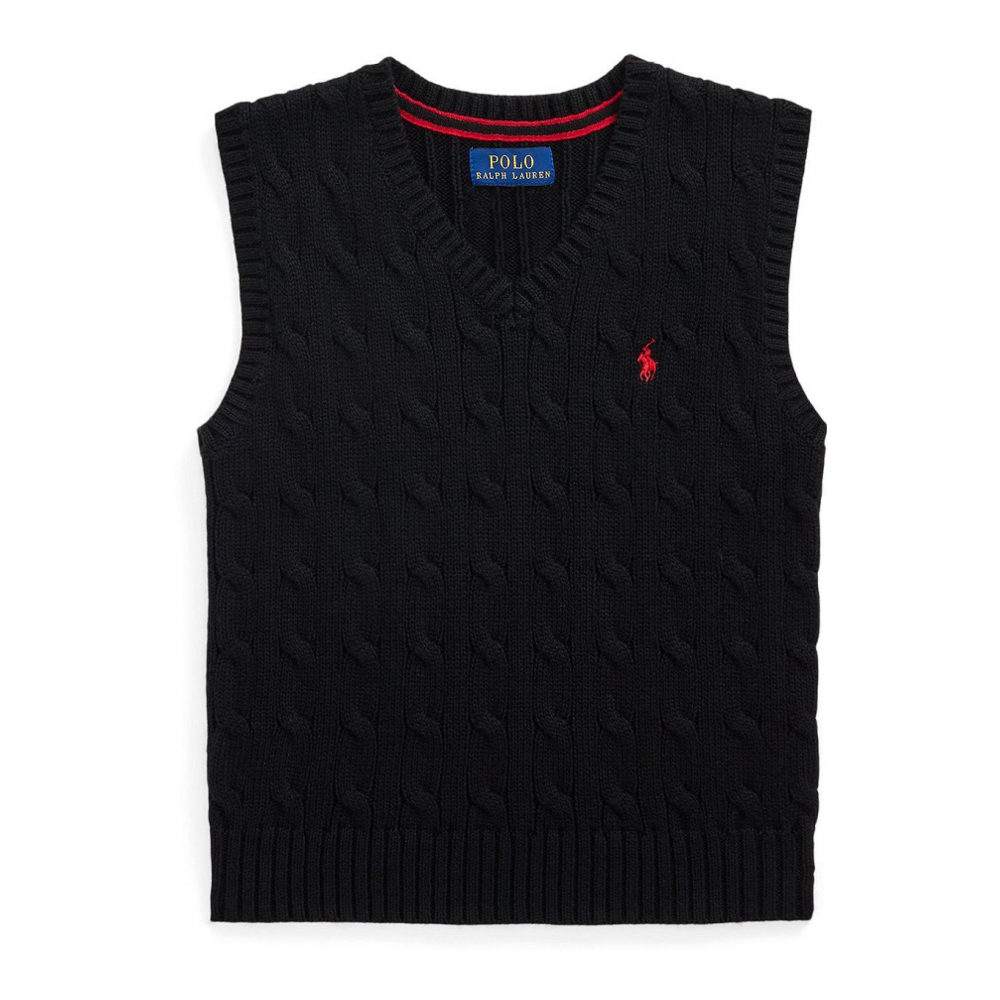 Boy's 'Cable-Knit Sweater Vest'