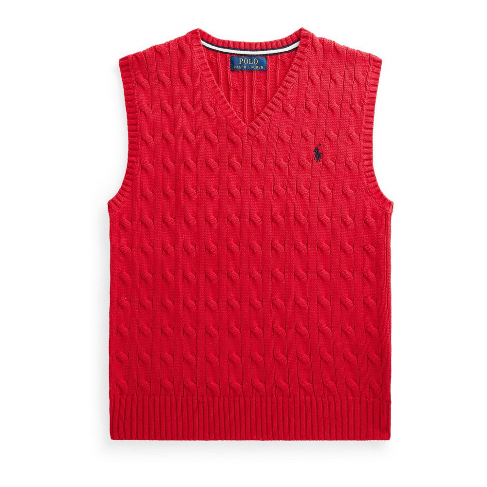 Boy's 'Cable-Knit Sweater Vest'
