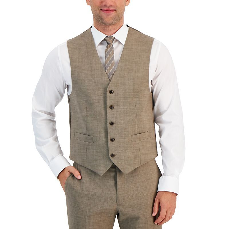 Gilet 'Modern-Fit Wool TH-Flex Stretch Suit Suit Vest' pour Hommes