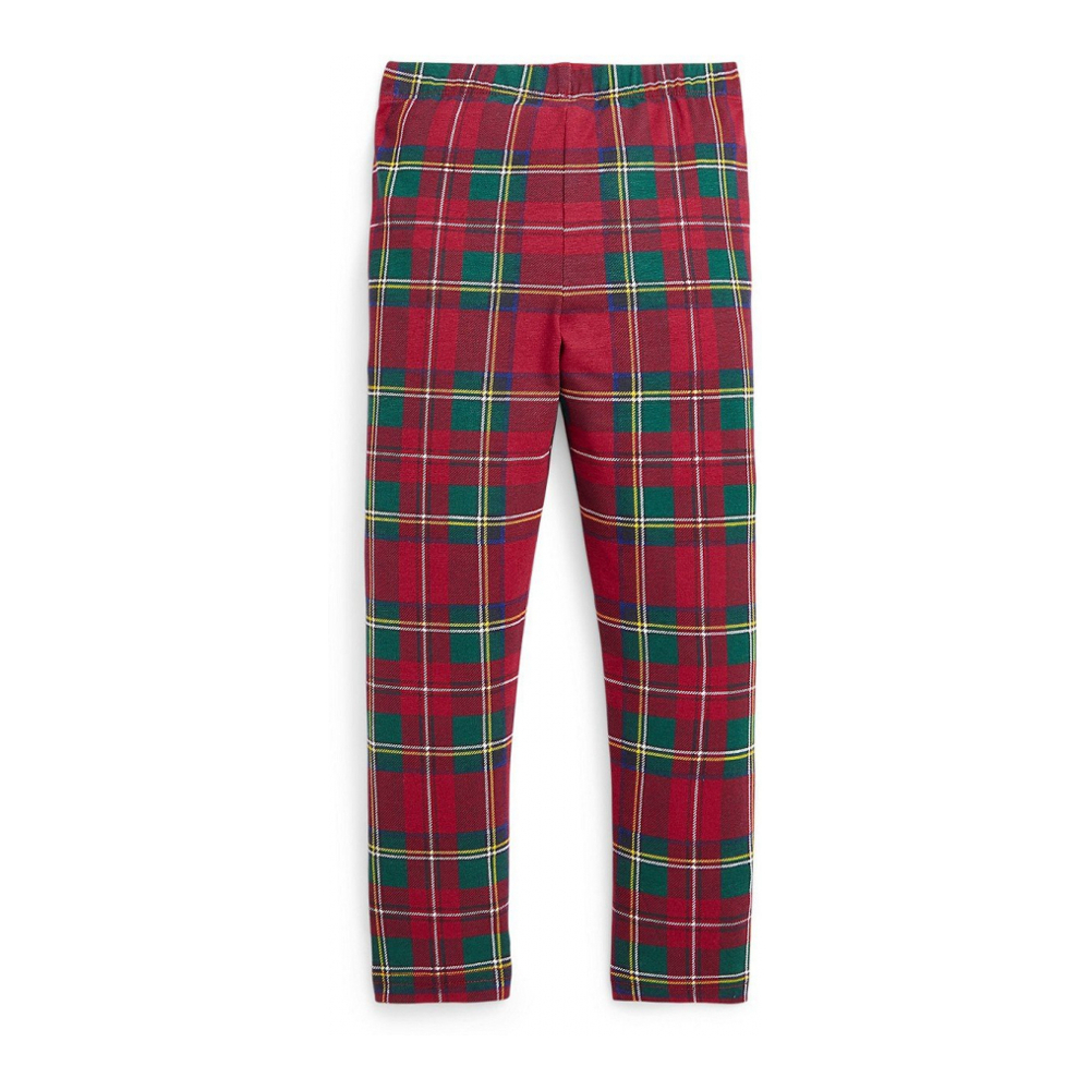 'Plaid Stretch Jersey Legging Pant' für kleinkind & kleine Mädchen