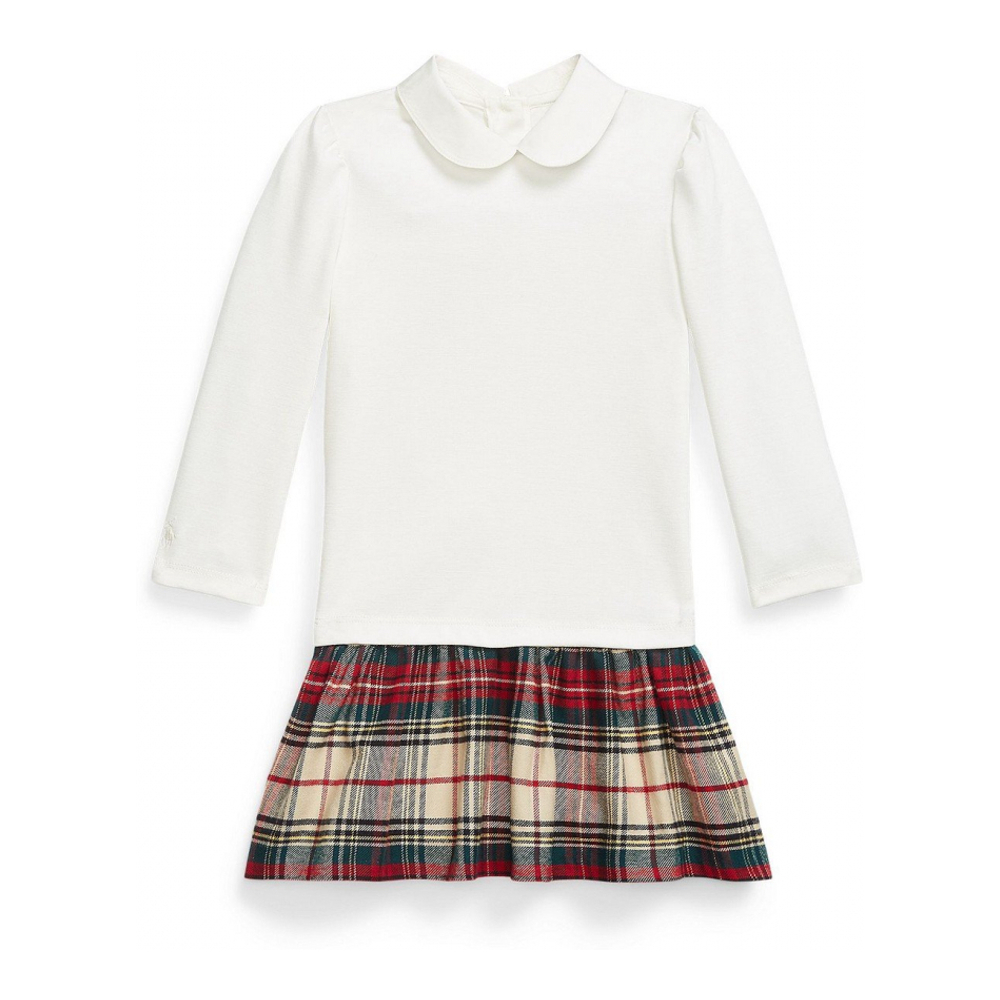 'Plaid-Skirt Ponte Dress' pour Bambins & petites filles