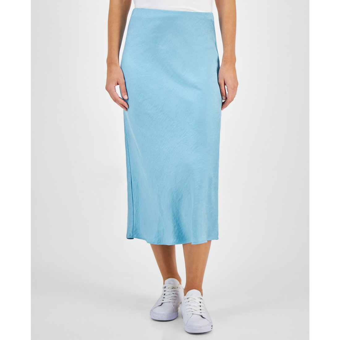 Women's 'Pull-On Slip' Midi Skirt