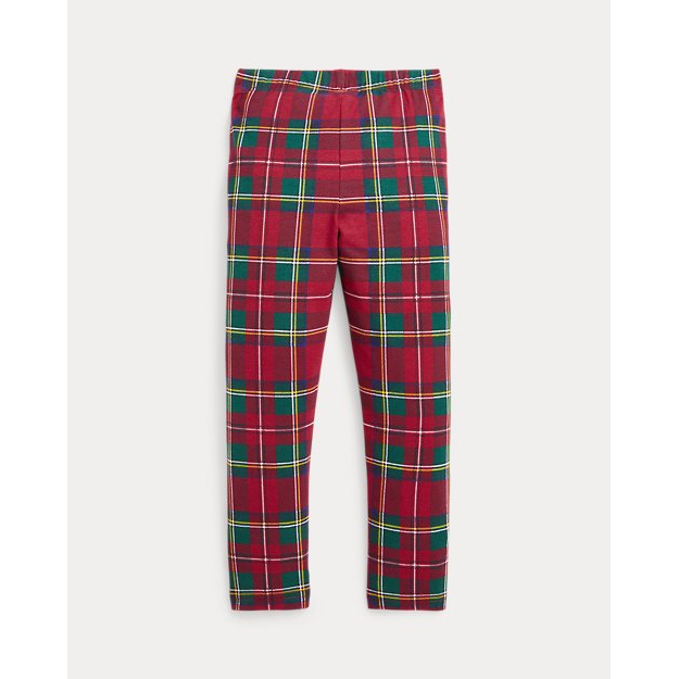 Little Girl's 'Plaid Stretch Jersey Legging'