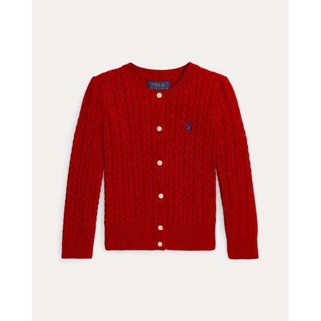 'Mini-Cable Cotton Cardigan' pour Petites filles