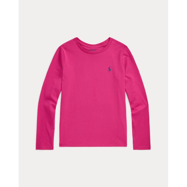 'Cotton Jersey Long-Sleeve Tee' pour Grandes filles