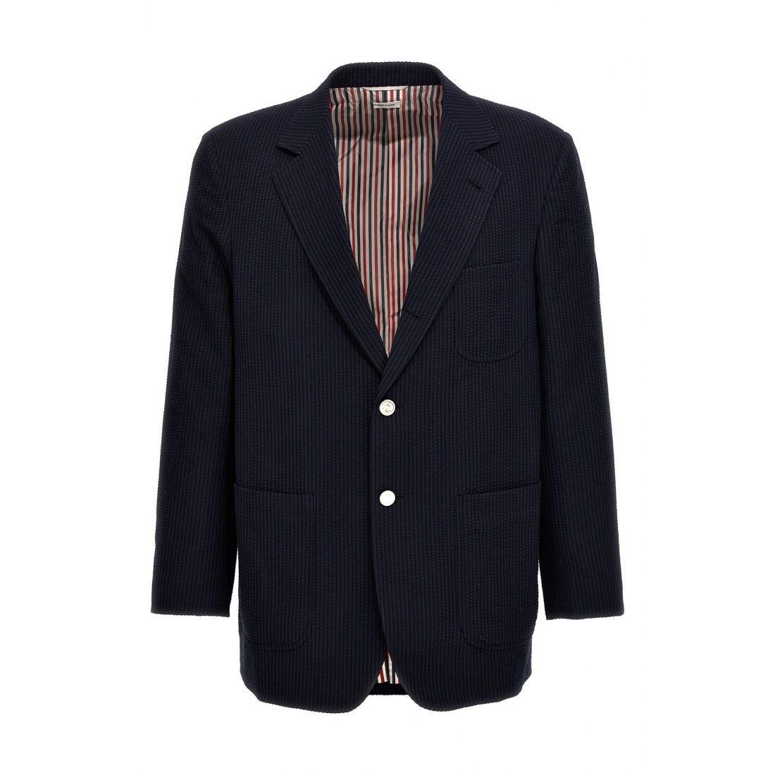 Blazer 'Single-Breasted Seersucker' pour Hommes