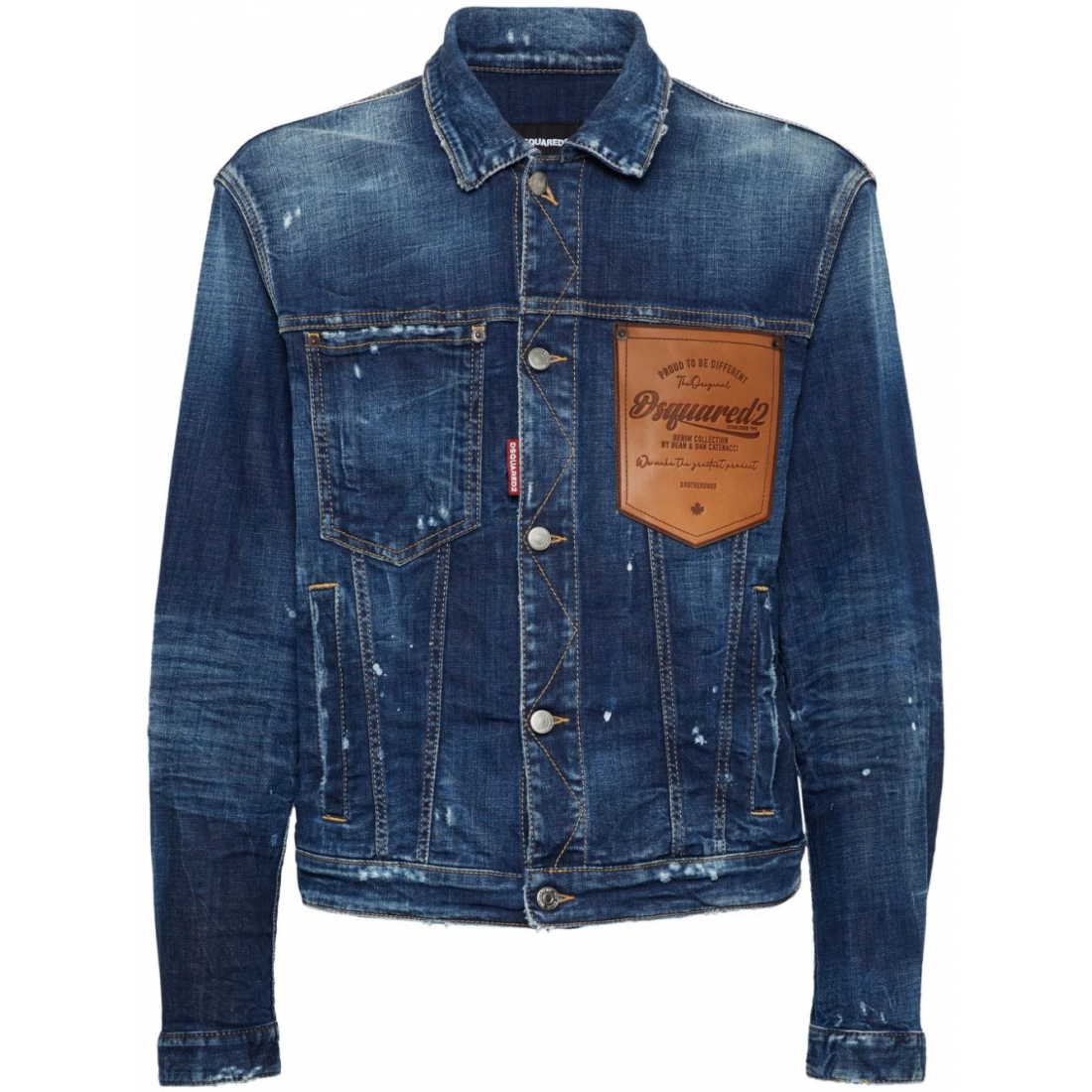 Veste en jeans 'Logo-Patch' pour Hommes