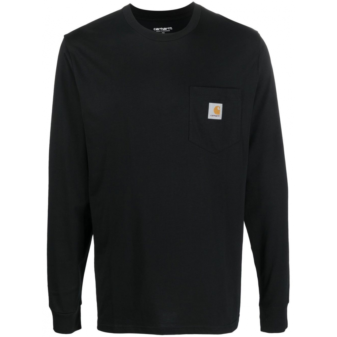 T-Shirt manches longues 'Chest Logo-Patch Detail' pour Hommes