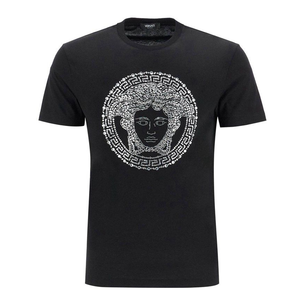 T-shirt 'Versace Logo-Embellished' pour Hommes