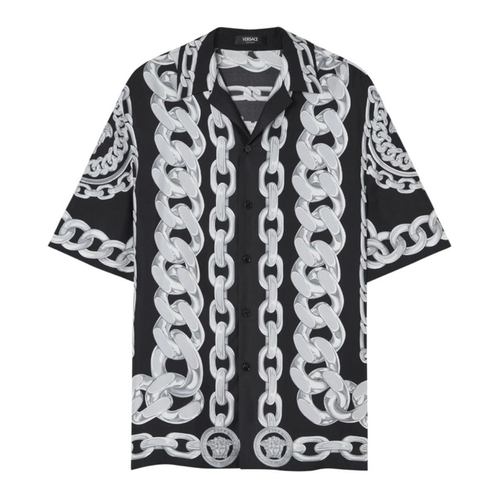 Chemise à manches courtes 'Medusa Chains' pour Hommes