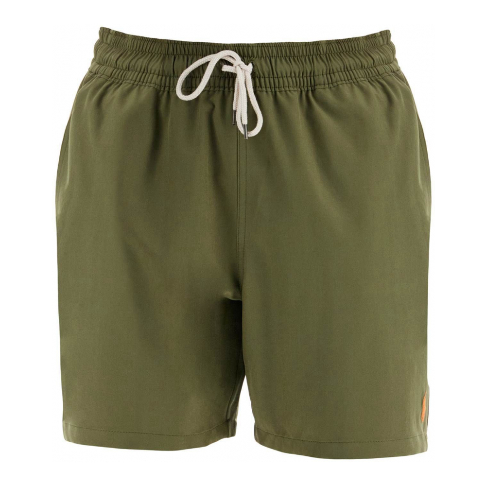 Men's 'With Embroidered Logo' Swimming Trunks