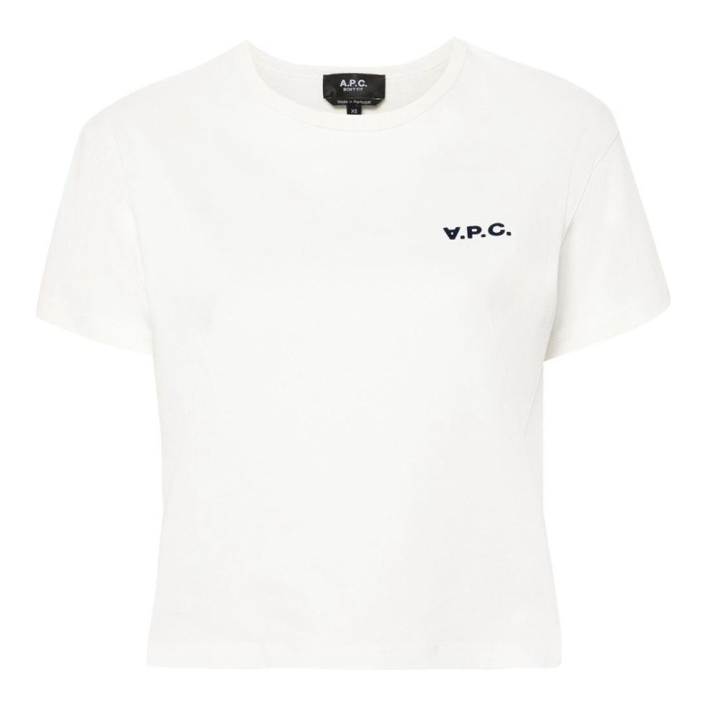 T-shirt 'Logo-Appliqué Cropped' pour Femmes