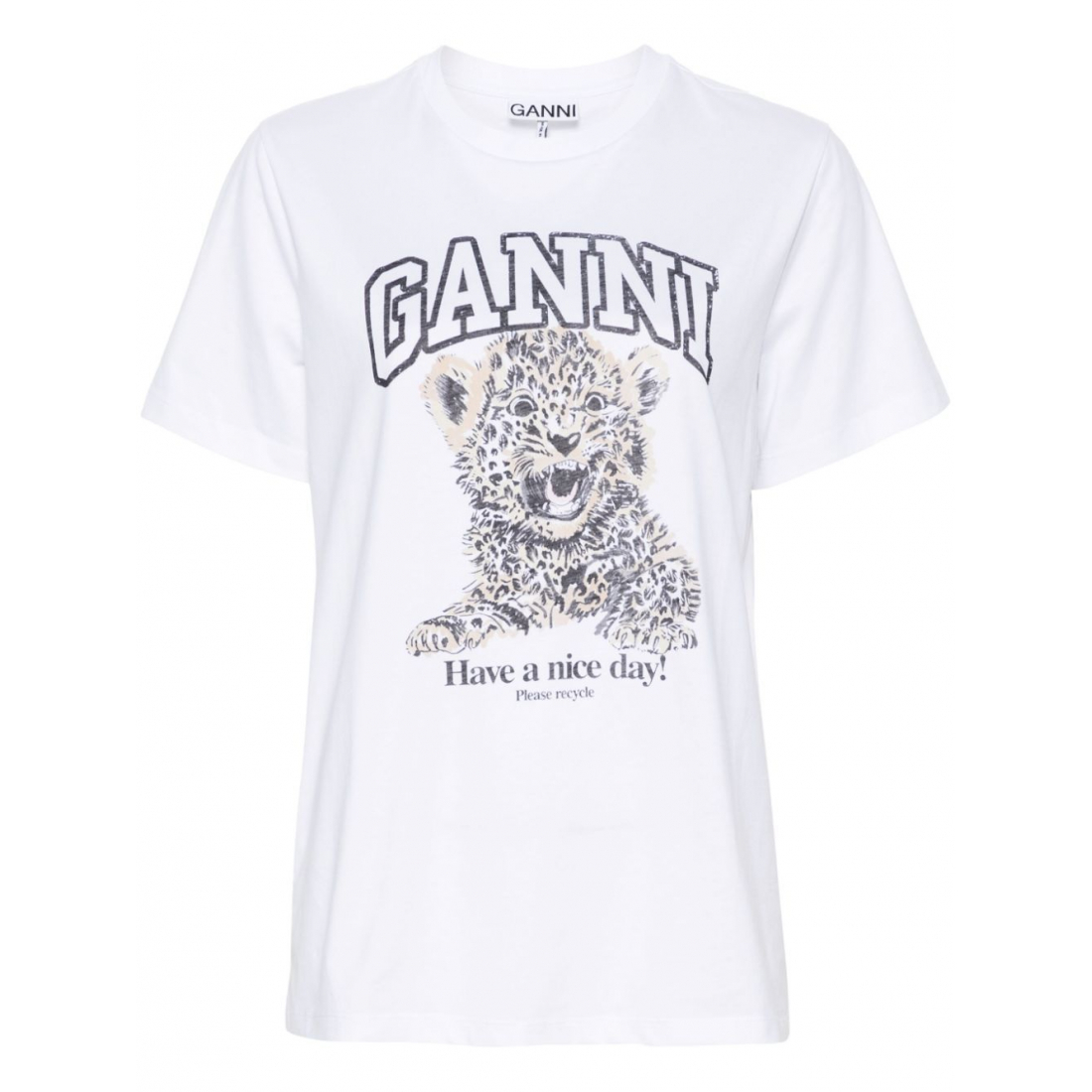 T-shirt 'Leopard Jersey' pour Femmes