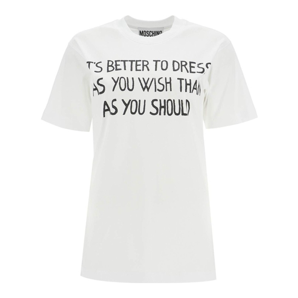 T-shirt 'Lettering Print' pour Femmes