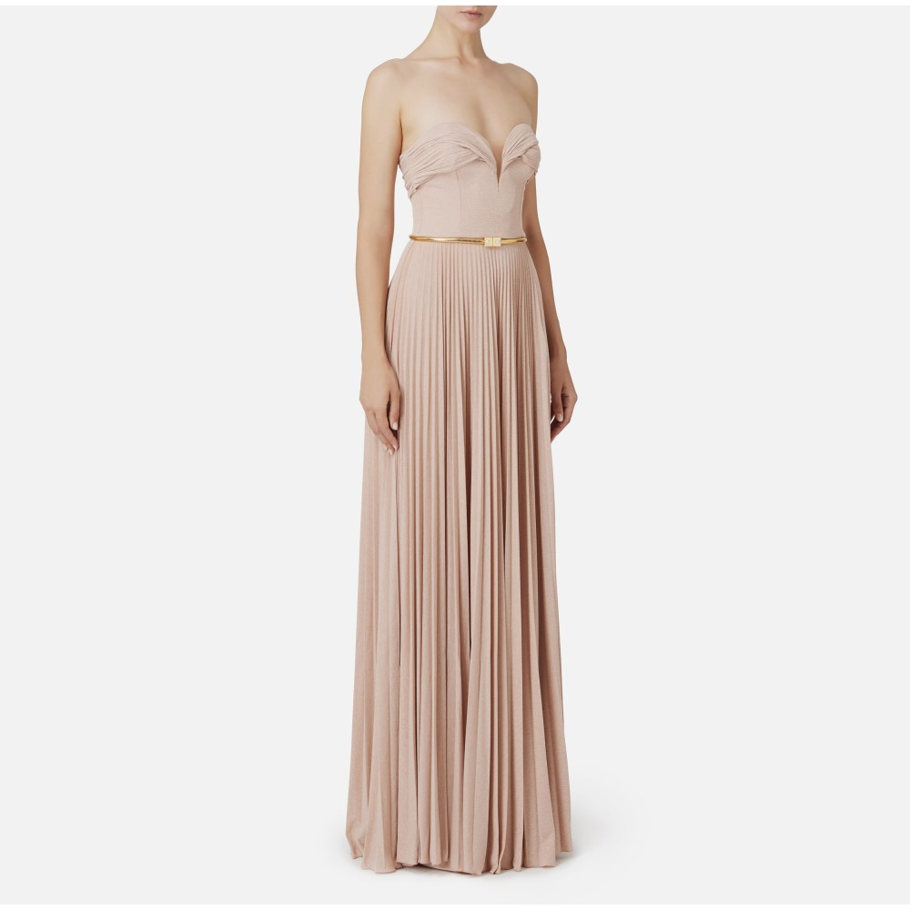 Women's 'Pleated Red Carpet' Maxi Dress