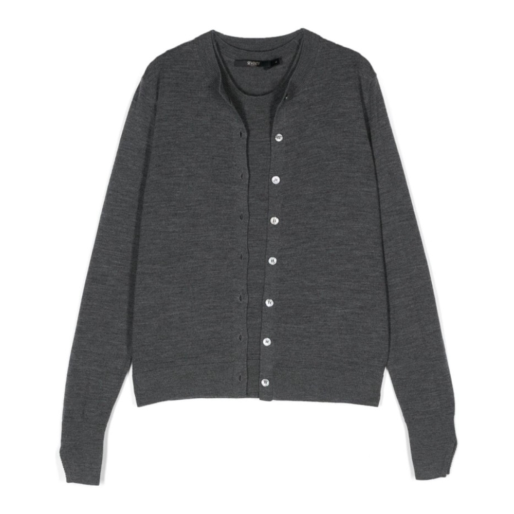Women's 'Knitted' Top & Cardigan