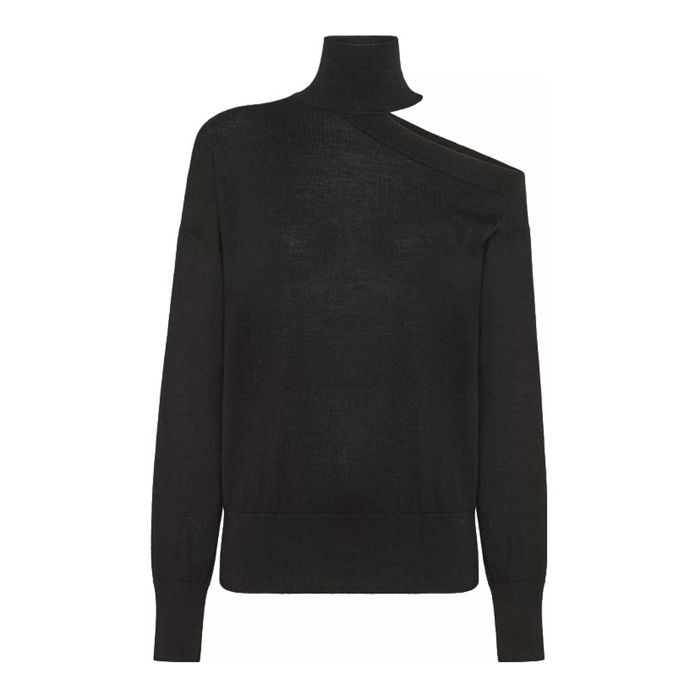 Women's 'Asymmetrical' Turtleneck Sweater