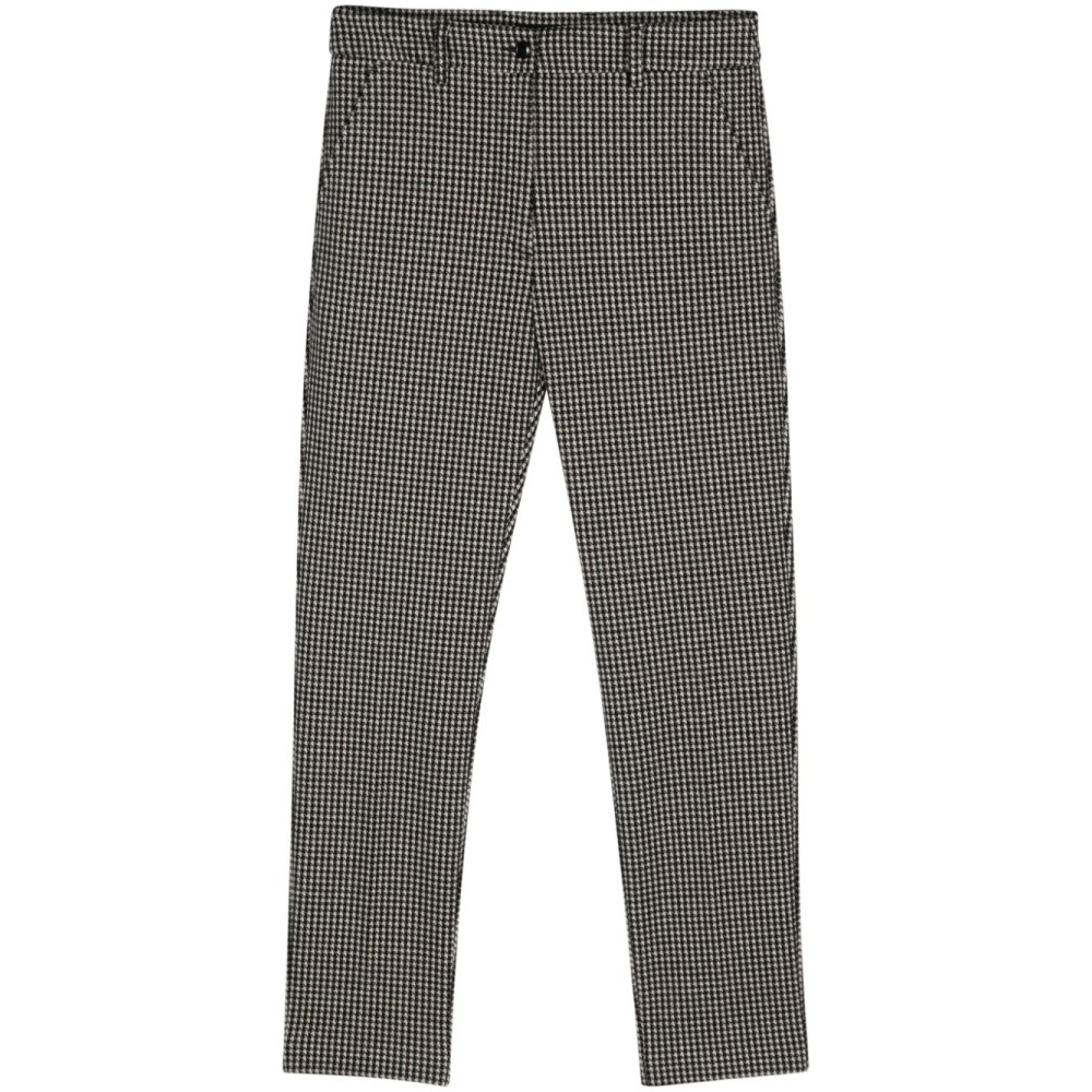Women's 'Pressed-Crease Houndstooth-Pattern' Trousers