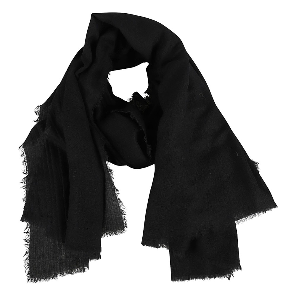 Écharpe en laine 'Fringed' pour Femmes