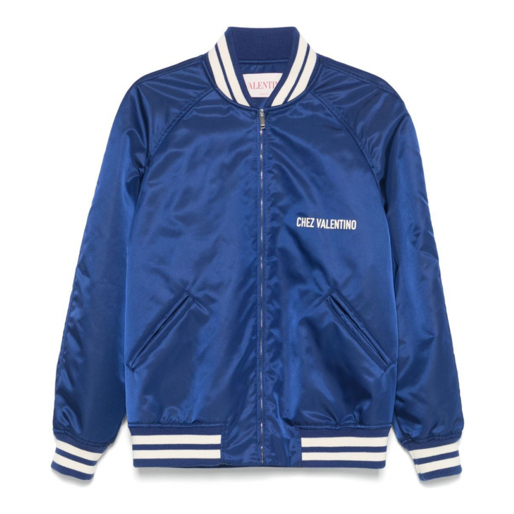 Blouson bomber 'Logo-Print' pour Hommes