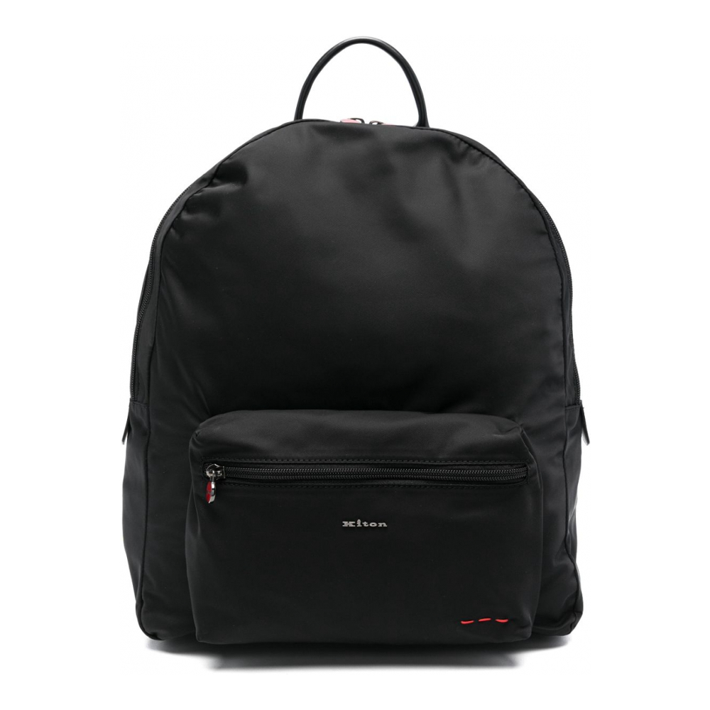 Men's 'Logo-Plaque' Backpack