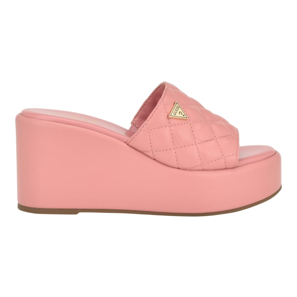 Women's 'Arnell Quilted Wedge Sandals' Wedge Sandals