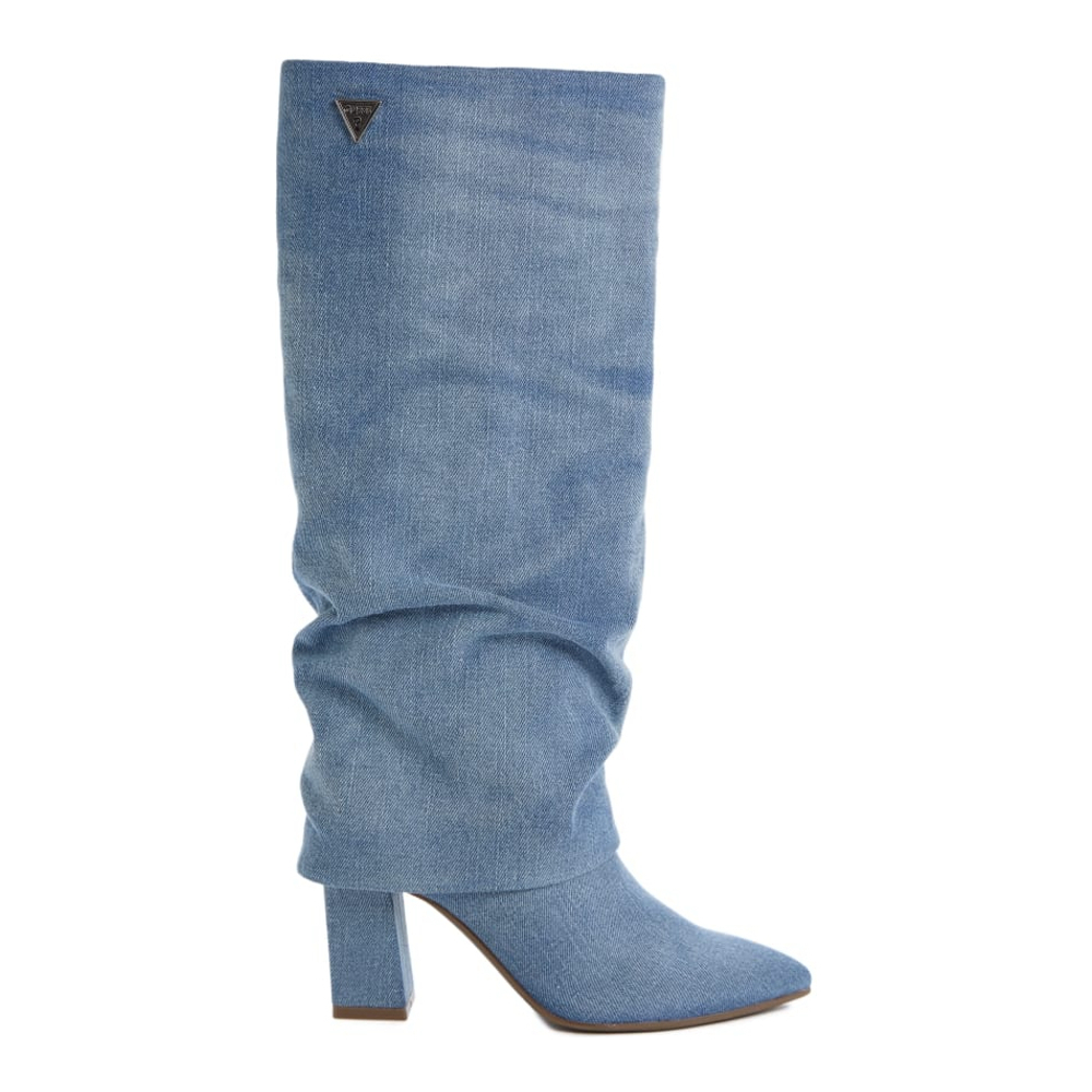 Women's 'Gibsons Denim Boots' High Heeled Boots
