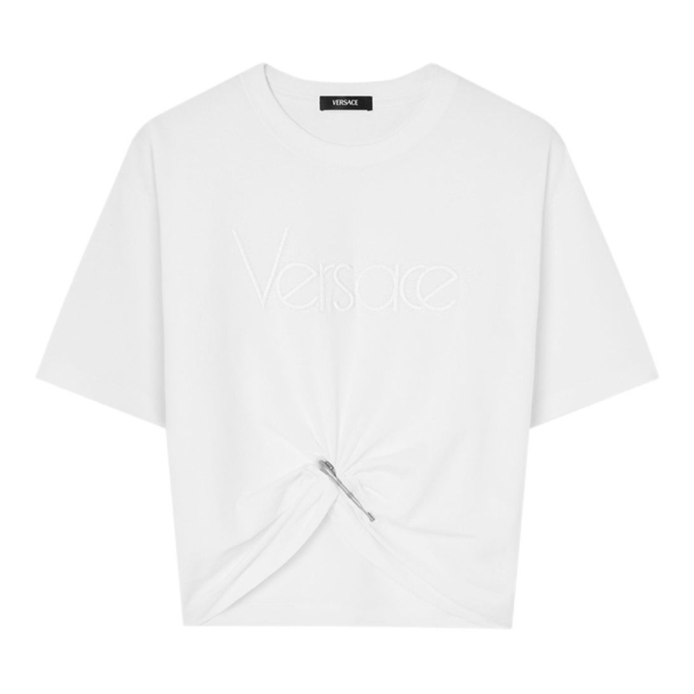 T-shirt 'Logo-Embroidered' pour Femmes