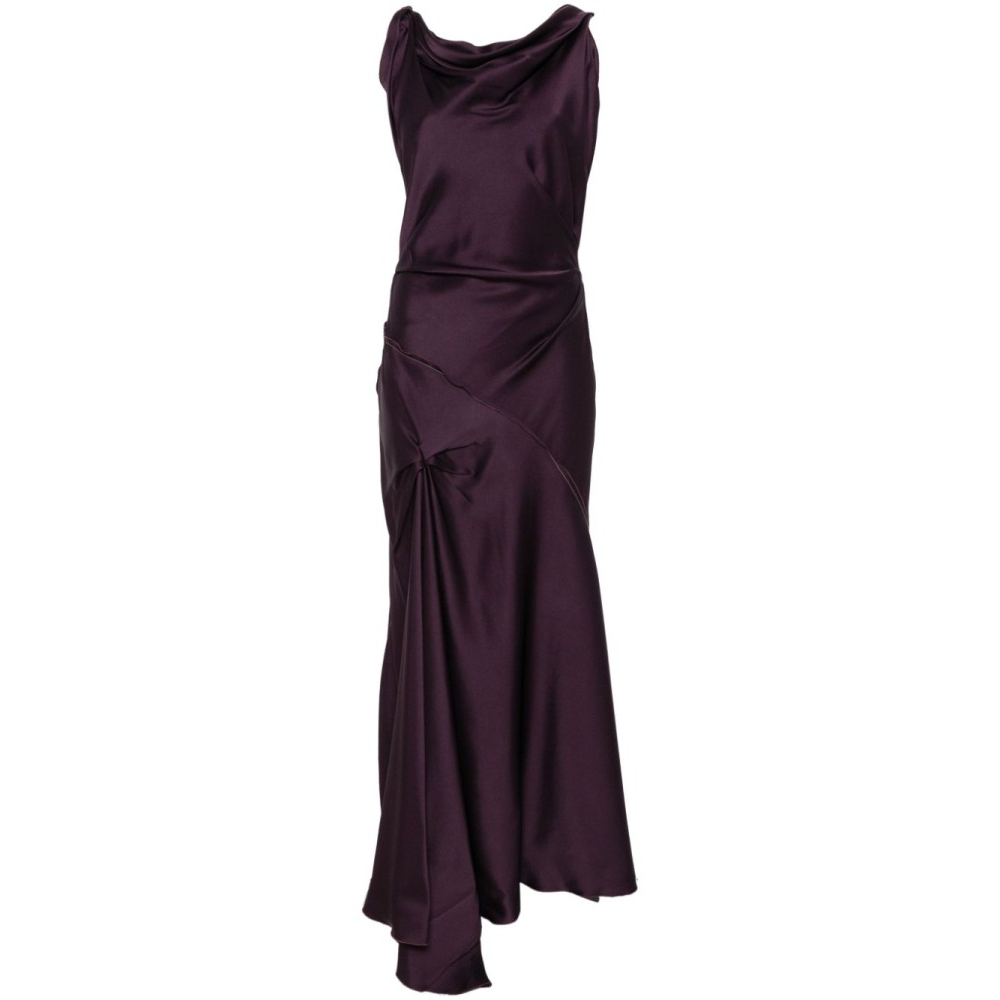 Women's 'Asymmetric Draped' Maxi Dress