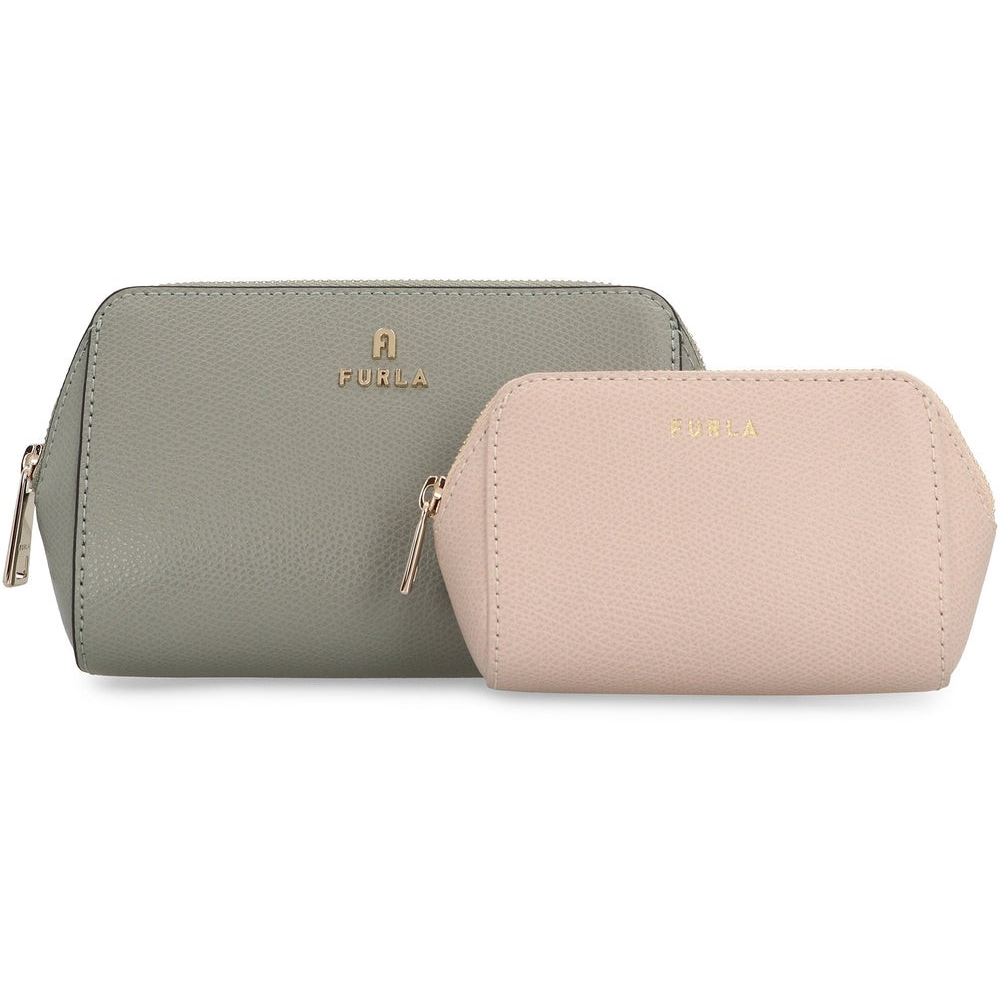 Women's 'Camelia' Toiletry Bag Set - 2 Pieces