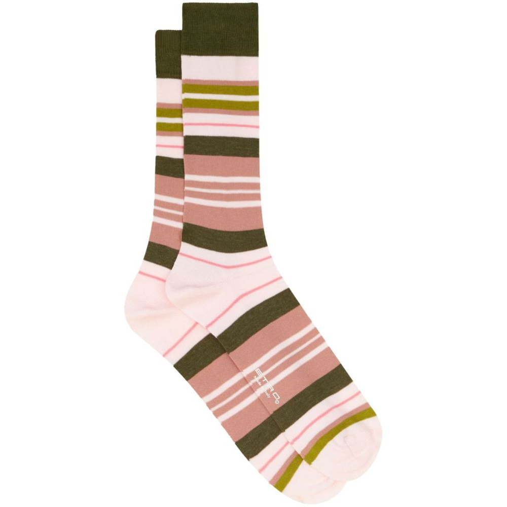 Chausettes 'Logo-Print Striped'