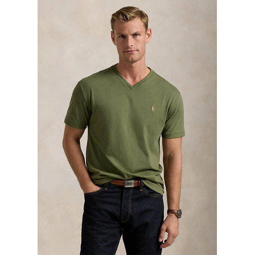 T-shirt 'Classic Fit Jersey V-Neck' pour Hommes