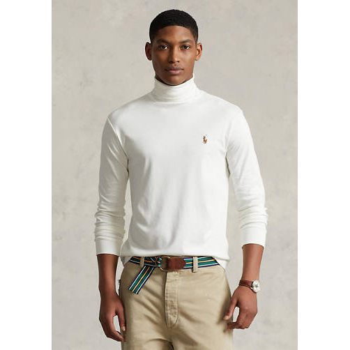 Men's 'Cotton Interlock' Turtleneck Sweater