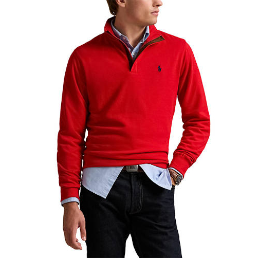 Men's 'Luxury Jersey Quarter-Zip Pullover' Sweater