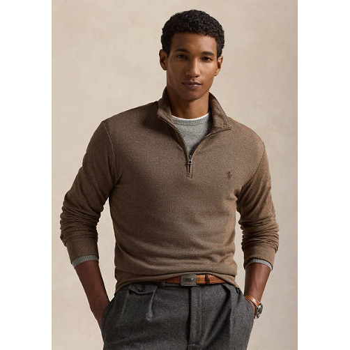 Men's 'Luxury Jersey Herringbone Pullover' Sweater