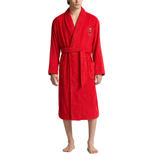 Peignoir 'Red Terry Bear' pour Hommes