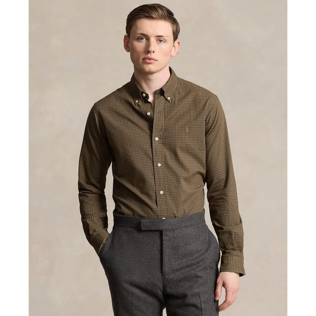 Chemise 'Classic-Fit Plaid Twill' pour Hommes
