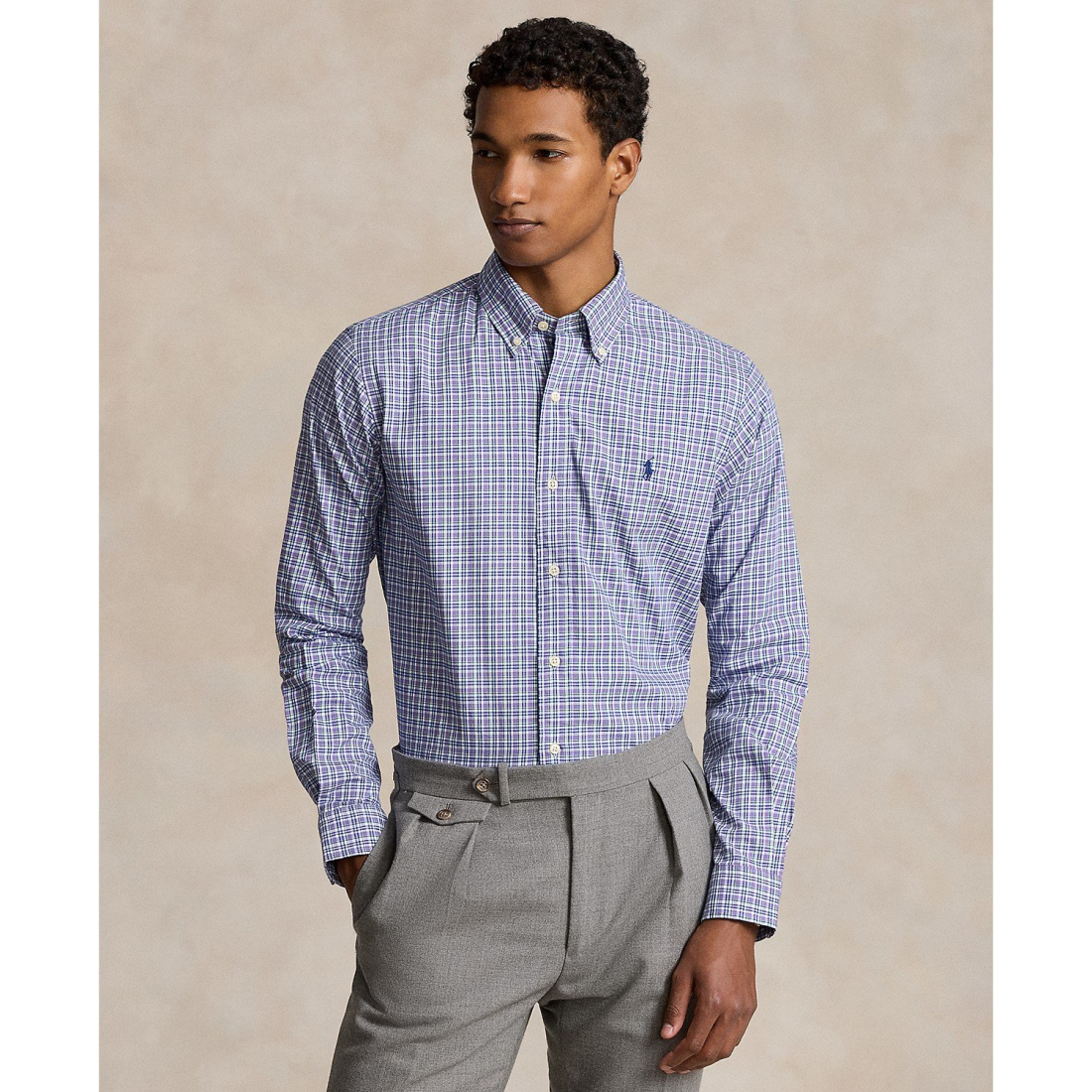 Chemise 'Classic-Fit Plaid Twill' pour Hommes