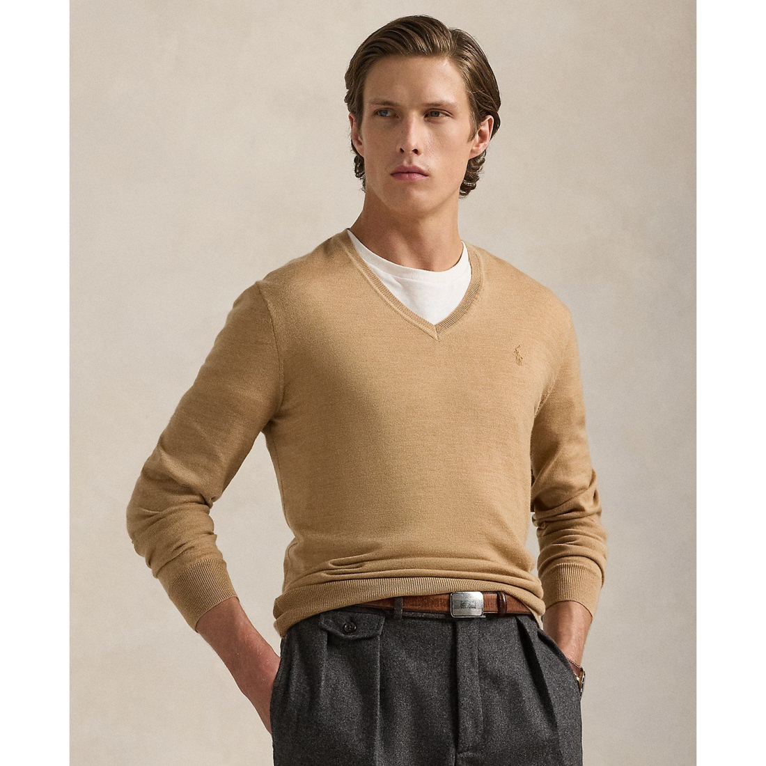 Men's 'Washable Wool V-Neck' Sweater