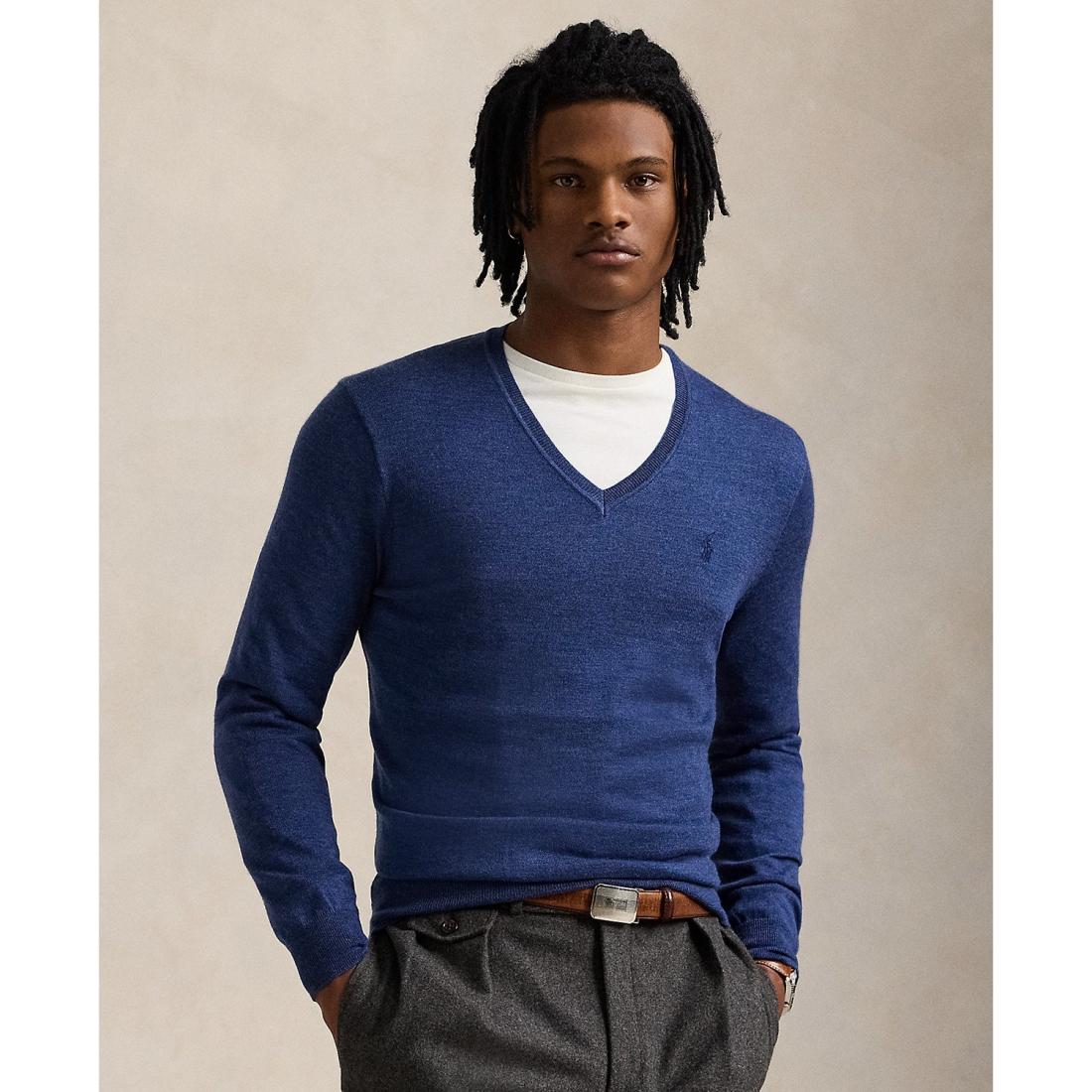 Men's 'Washable Wool V-Neck' Sweater