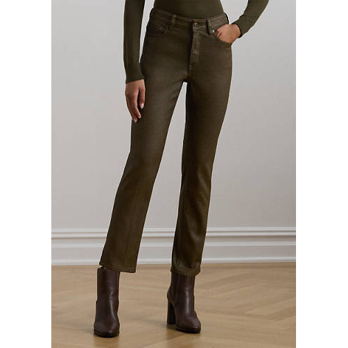 Women's 'Coated High-Rise Straight Ankle' Jeans