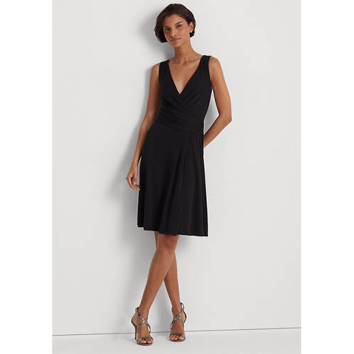 Women's 'Surplice Jersey' Sleeveless Dress