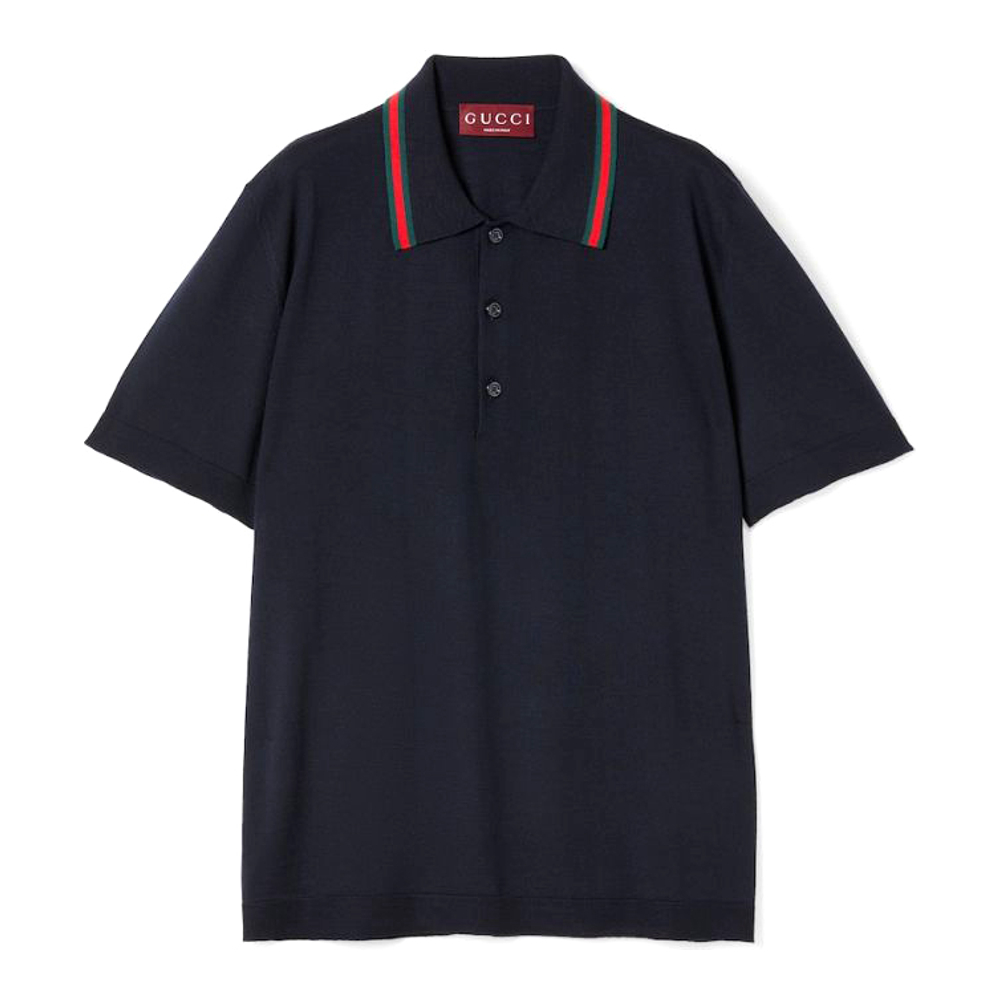 Polo 'Knit With Web' pour Hommes