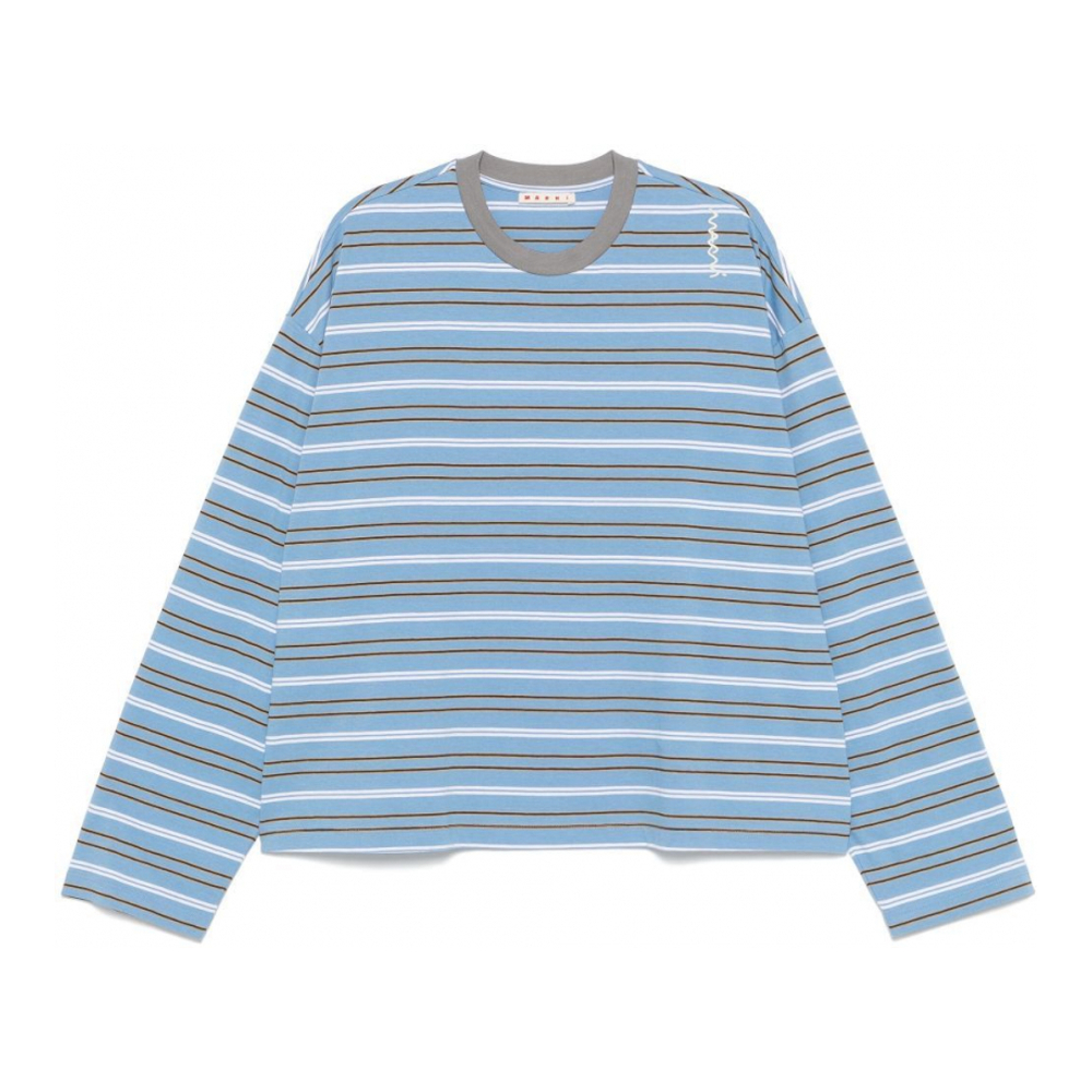 T-Shirt manches longues 'Classic Striped' pour Hommes