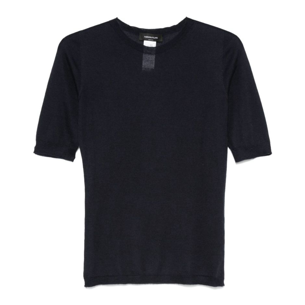 Top à manches courtes 'Fine-Knit' pour Femmes