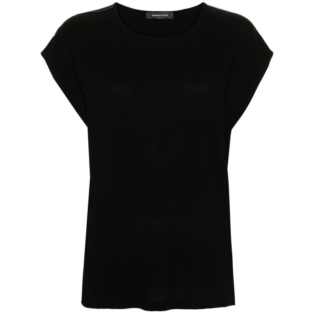 T-shirt 'Bead-Trim' pour Femmes